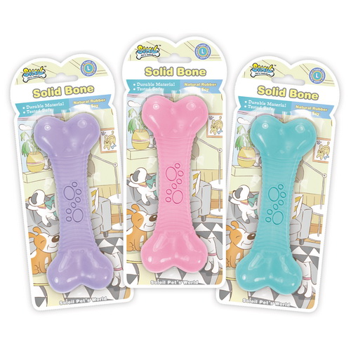 Rubber Dog Toy Bone, Large