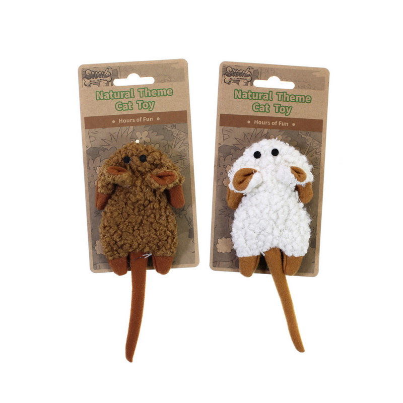 Cat Toy Mouse with Crinkle Paper Inside