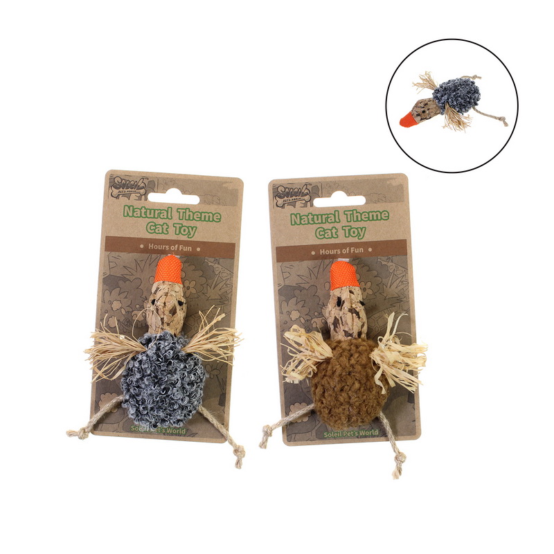 Cat Toy Duck with Crinkle Paper Inside